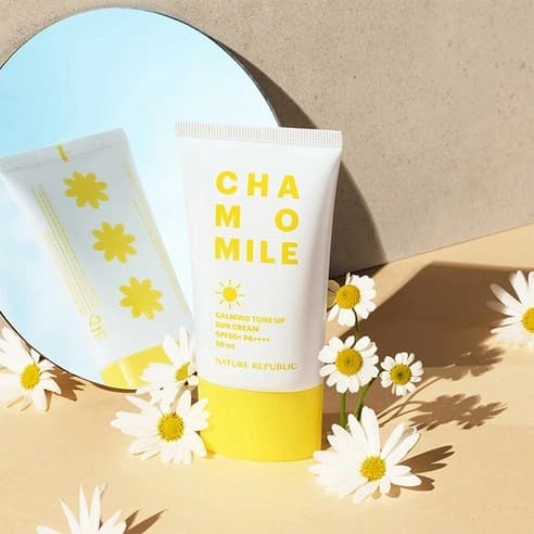 Chamomile Calming Tone-Up Sun Cream, 50ml, 1pack - Image 2