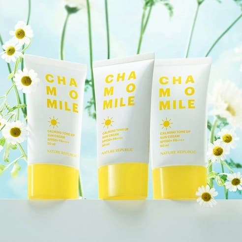 Chamomile Calming Tone-Up Sun Cream, 50ml, 1pack - Image 9