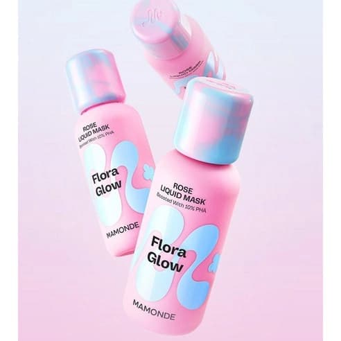 Flora Glow Rose Liquid Mask, 100ml, 1pack - Image 3