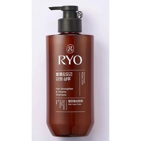 Ryo Black Cloud Volume & Root Strengthening Shampoo, 480ml, 1pack - Image 2