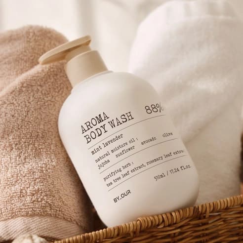 Aroma Body Wash [Amberwood], 510ml, 1pack - Image 3