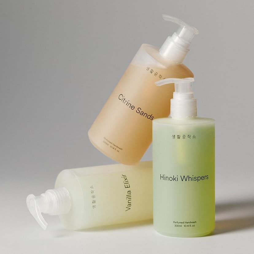 Perfume Hand Wash [Hinoki Whisper], 300ml, 1pack - Image 2