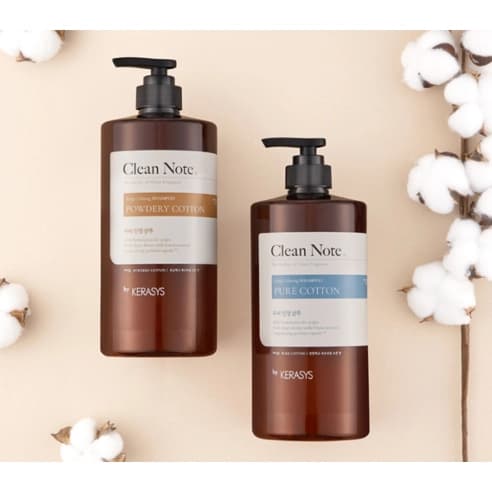 Clean Note New Powdery Cotton Shampoo, 1,000ml, 1pack - Image 6