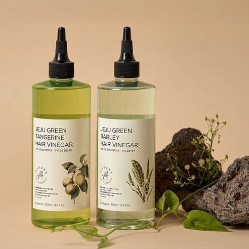 Jeju Green Barley Hair Vinegar, 410ml - Image 3