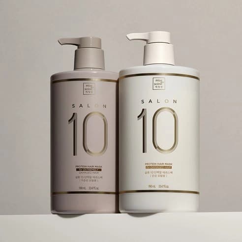 Salon 10 Protein Hair Mask (for Damaged Hair), 990ml, 1pack - Image 2