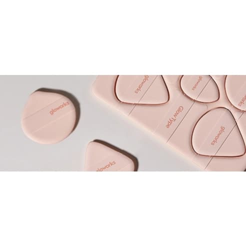 Tearing Palette Puffs [Moist Beige], 8ea, Beige, 1pack - Image 2
