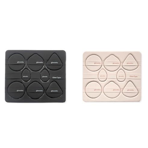 Tearing Palette Puffs [Moist Beige], 8ea, Beige, 1pack - Image 9