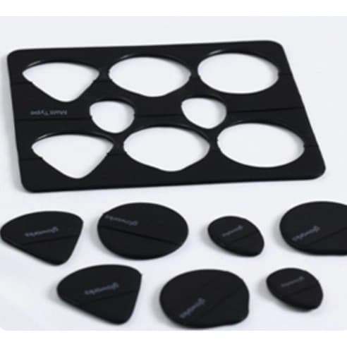Tearaway Palette Puff [Matte Black], Black, 8ea - Image 3