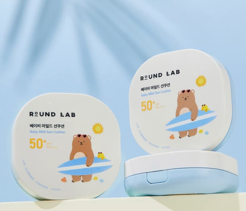 ROUND LAB Baby Mild Sun Cushion [SPF50+/PA++++], 16g - Image 2