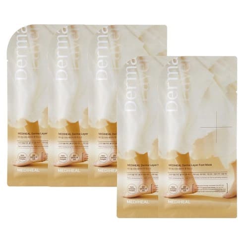 Derma Layer Foot Mask, 5ea, 1pack - Image 4