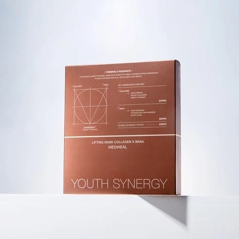 Youth Synergy Lifting Mask Collagen Snail, 5ea, 1pack - Image 2