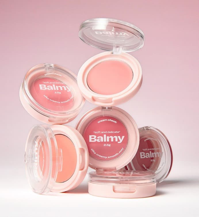 Balmy Cream Cheek, 00 Nudy Apricot, 1pack, 2.5g - Image 2