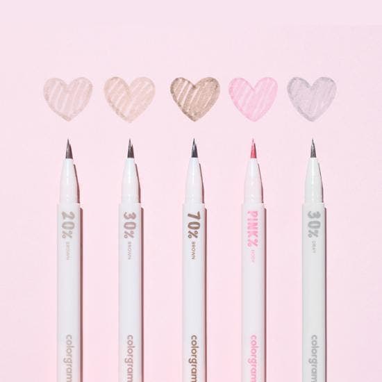 Shade Re-Forming Brush Liner, 0.5g, 08 70% Rose Brown, 1pack - Image 2
