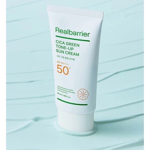 Cica Green Tone-Up Sun Cream [SPF 50+/PA++++], 50ml, 1pack - Image 3