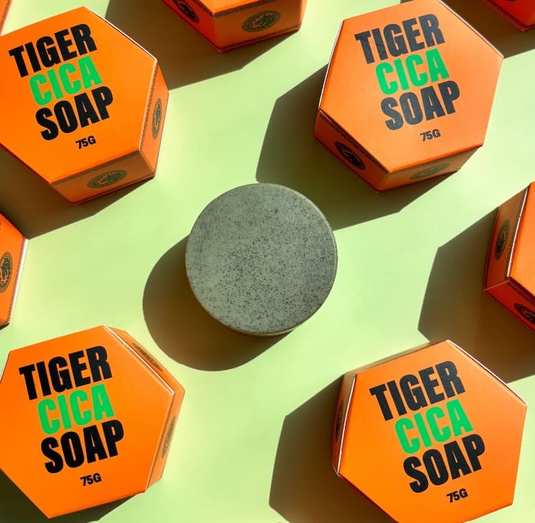 Tiger Cica Soap, 75gx2ea, 1pack - Image 2