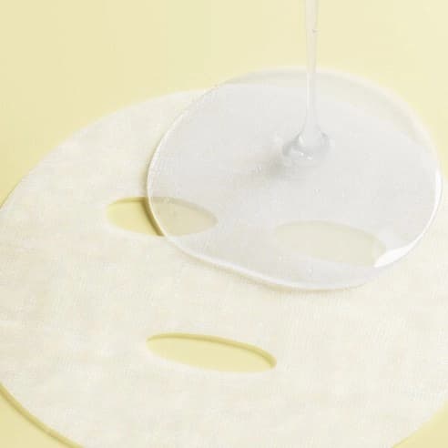 Lemon Dill Radiant Glow Cotton Mask, 5ea - Image 3