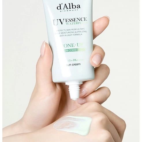 UV Essence Waterfull Tone-Up Green Correcting Sun Cream SPF 50+ PA++++, 50ml - Image 7