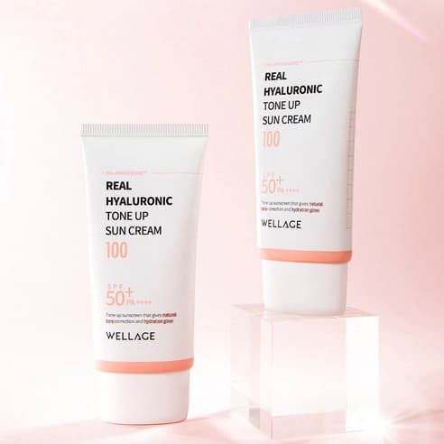 Real Hyaluronic Tone-Up Sun Cream [SPF50+/PA++++], 50ml, 1pack - Image 3
