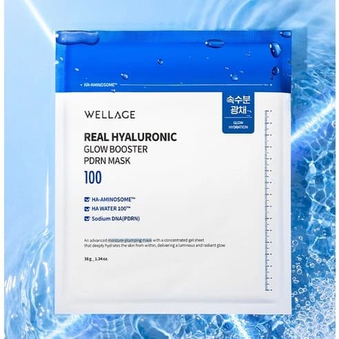 Real Hyaluronic Glow Booster PDRN Mask, 5ea - Image 2