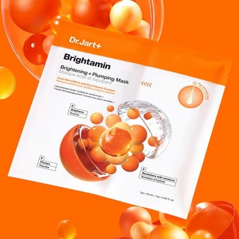Brightamin Brightening Plumping Mask, 5ea, 1pack - Image 2
