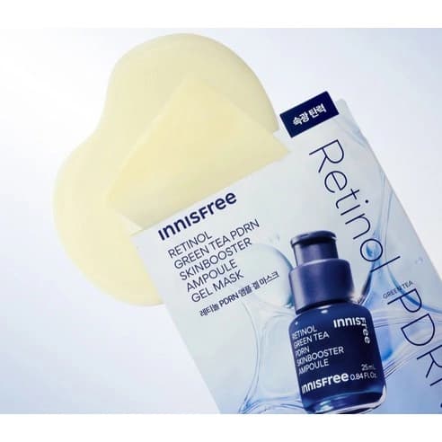 Retinol Greentea PDRN Skin Booster Ampoule Gel Mask, 2ea, 1pack - Image 2
