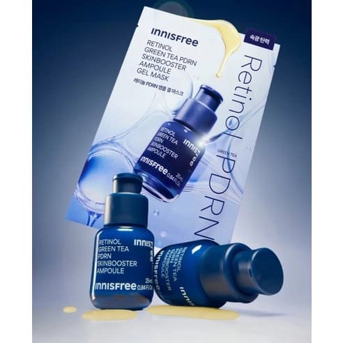 Retinol Greentea PDRN Skin Booster Ampoule Gel Mask, 2ea, 1pack - Image 7