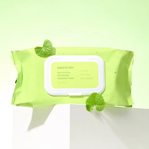 Real Centella Cica Watery Cleansing Tissue, 100ea, 1pack - Image 4