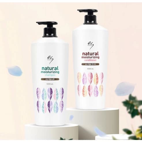 Natural Moisturizing Shampoo [For Damaged Hair], 1L, 1pack - Image 2