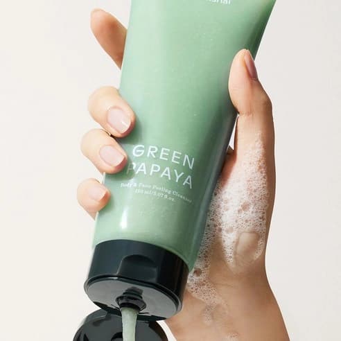 Green Papaya Body and Face Peeling Cleanser, 150ml, 1pack - Image 6