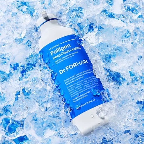Folligen Deep Clean Cooling Shampoo, 500ml - Image 2