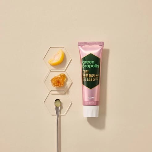 Green Propolis Whole Family Toothpaste [Fresh Peach], 100gx3ea - Image 2