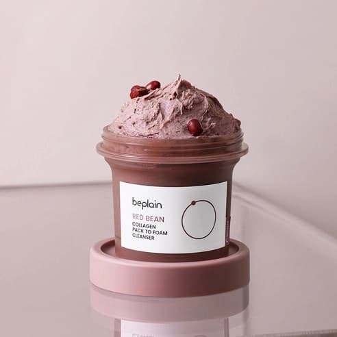 Red Bean Collagen Pack-to-Foam Cleanser, 100ml - Image 3