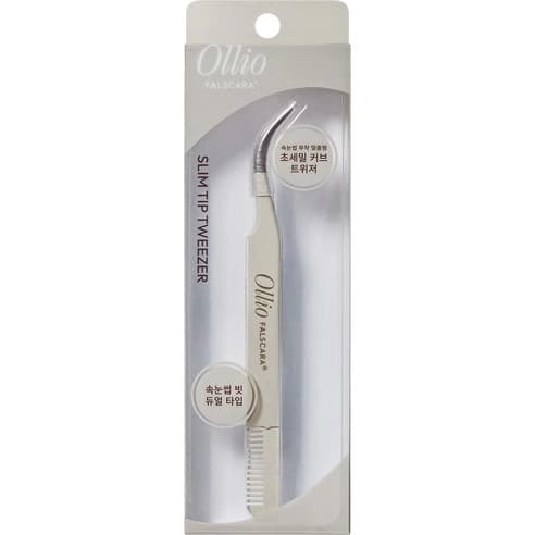 Falscara Eyelash Slim Tip Tweezer, 1ea, 1pack - Image 4