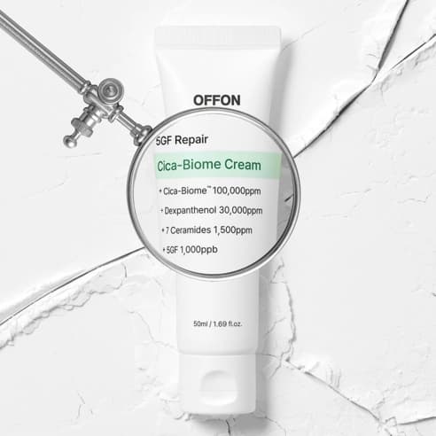 5GF Repair Cica-Biome Cream, 50ml, 1pack - Image 8