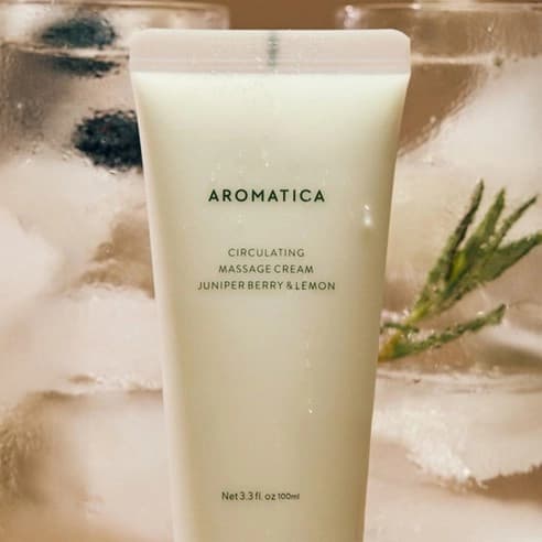 Circulating Massage Cream [Juniper Berry & Lemon], 100ml, 1pack - Image 3