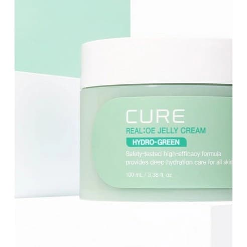 CURE Real Aloe Jelly Cream, 100ml, 1pack - Image 4
