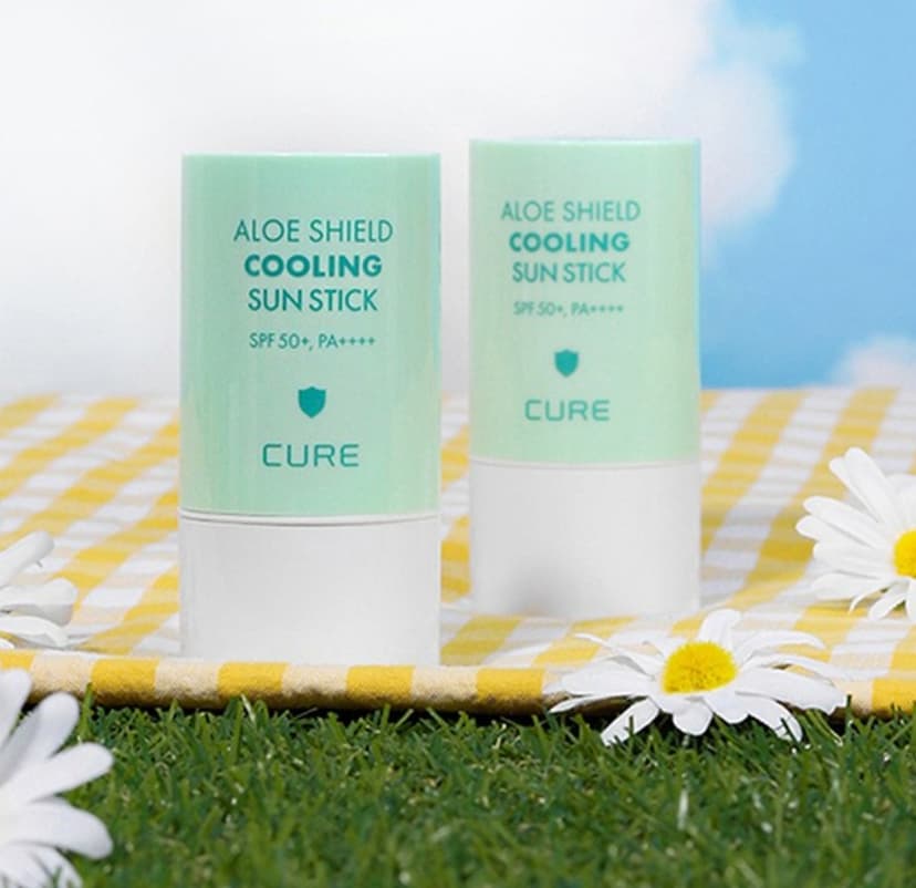 Cure Aloe Shield Cooling Sun Stick [SPF50+/PA++++], 23g, 1pack - Image 2