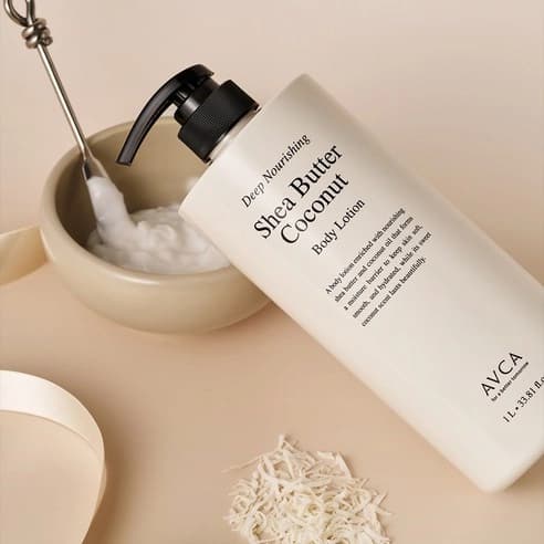 Deep Nourishing Body Lotion [Shea Butter & Coconut], 1,000ml, 1pack - Image 5