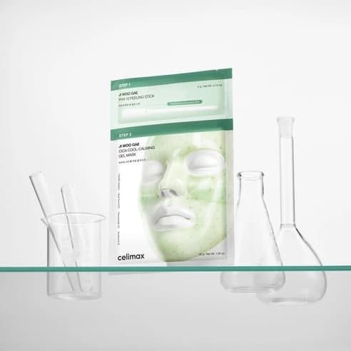 Eraser Cica PHA Peel Two-Step Gel Mask, 4ea, 1pack - Image 3
