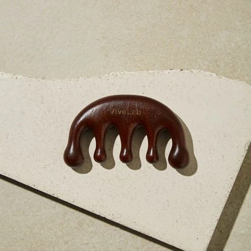 Scalp Wood Gua Sha, 1ea - Image 2