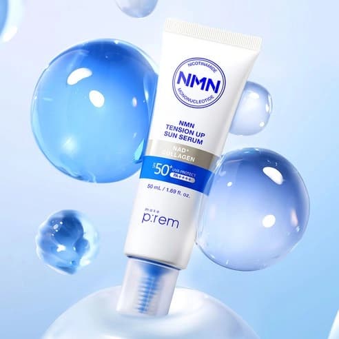 NMN Tension Up Sun Serum [SPF50+/PA++++], 50ml, 1pack - Image 2