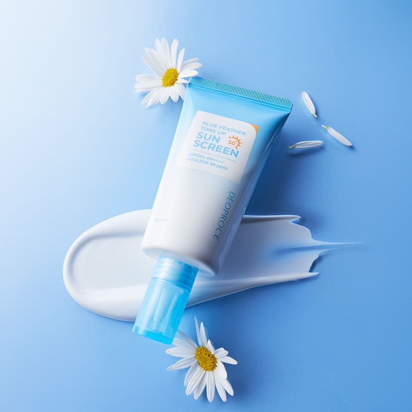 Blue Feather Tone-Up Sunscreen [SPF50+/PA++++], 40ml, 1pack - Image 2