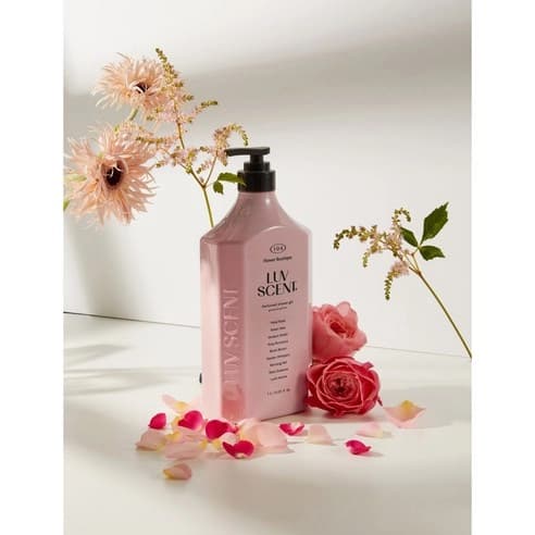 Glow Perfume Body Wash [Flower Boutique Petal Rose Scent], 1L, 1pack - Image 4