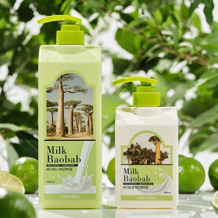 Original Body Wash [Lime & Basil], 1L, 1pack - Image 2