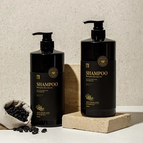 Black Grain Anti Hair Loss Shampoo, 1000ml, 1pack - Image 2