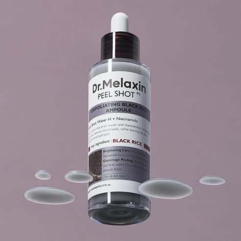 Peel Shot Black Rice Exfoliating Ampoule, 80ml - Image 3