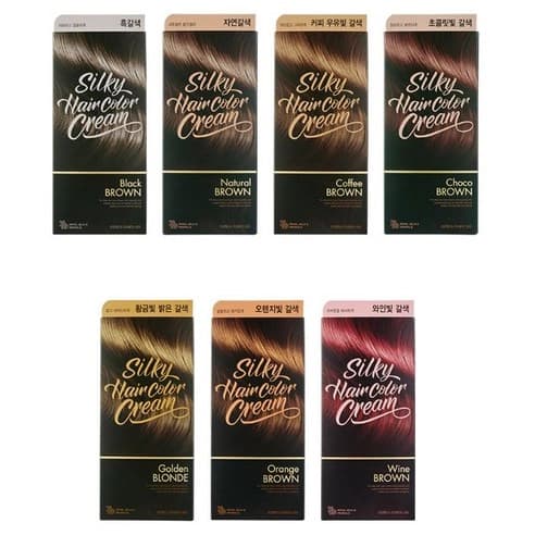 Stylist Silky Hair Color Cream, 130g, Orange Brown, 1pack - Image 2
