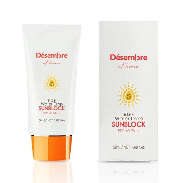 EGF Water Drop Sun Block [SPF40/PA++], 50ml, 1pack - Image 2