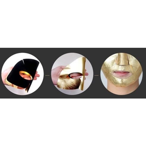 Prime Youth Gold Caviar Gold Foil Mask, 4ea, 1pack - Image 4