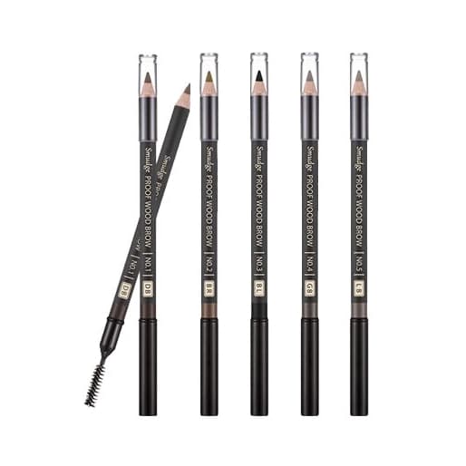 Smudgeproof Wood Eyebrow, 1.5gx2ea, Gray Brown, 1pack - Image 2